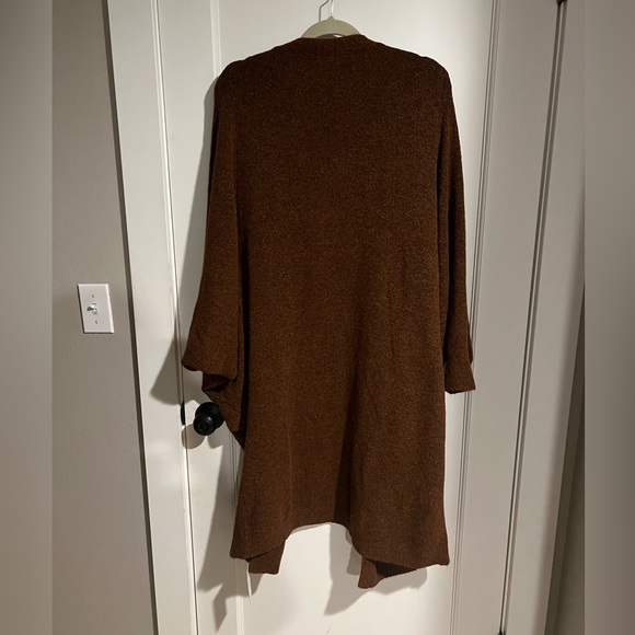 Cupshe Tan Open Front Dolman Sleeve Duster Cardigan - Medium - Picture 10 of 13